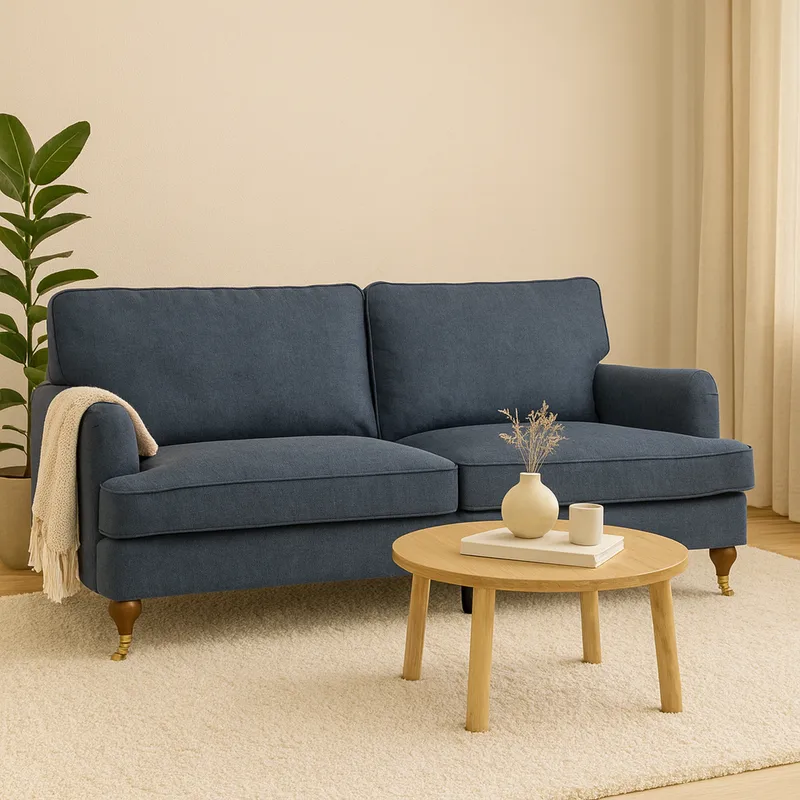 Soffa 2-sits mörkblå - Howard, Mörkblå