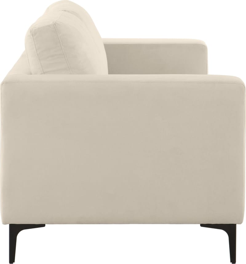 Soffa 3-sits beige - Aspen - Beige - Möbler - Soffa - Sammetssoffa