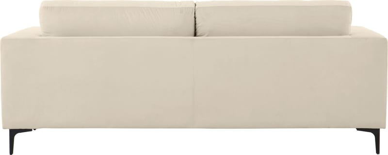 Soffa 3-sits beige - Aspen - Beige - Möbler - Soffa - Sammetssoffa