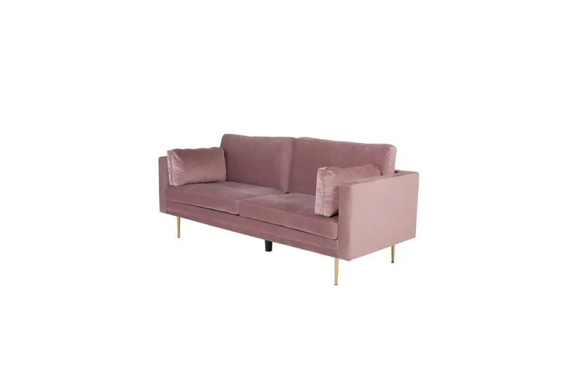 Soffa 3-sits Boom - Rosa - Möbler - Soffa - Sammetssoffa