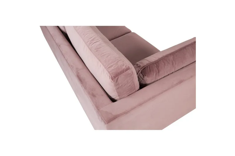Soffa 3-sits Boom - Rosa - Möbler - Soffa - Sammetssoffa