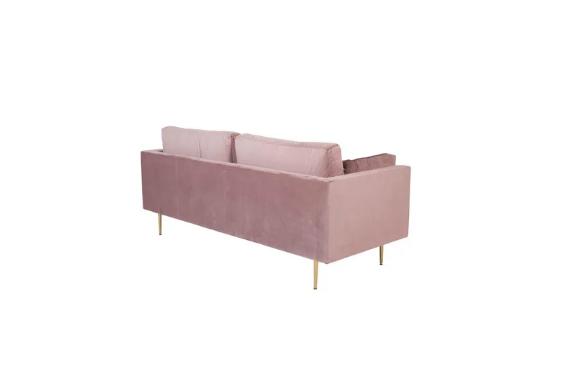 Soffa 3-sits Boom - Rosa - Möbler - Soffa - Sammetssoffa