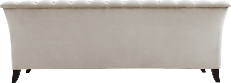 Soffa 3-sits Chesterfield beige - Milton - Beige sammet - Möbler - Soffa - Chesterfield soffa