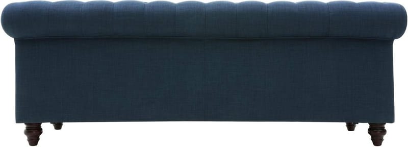 Soffa 3-sits chesterfieldsoffa blå - Herron - Blå - Möbler - Soffa - Chesterfield soffa