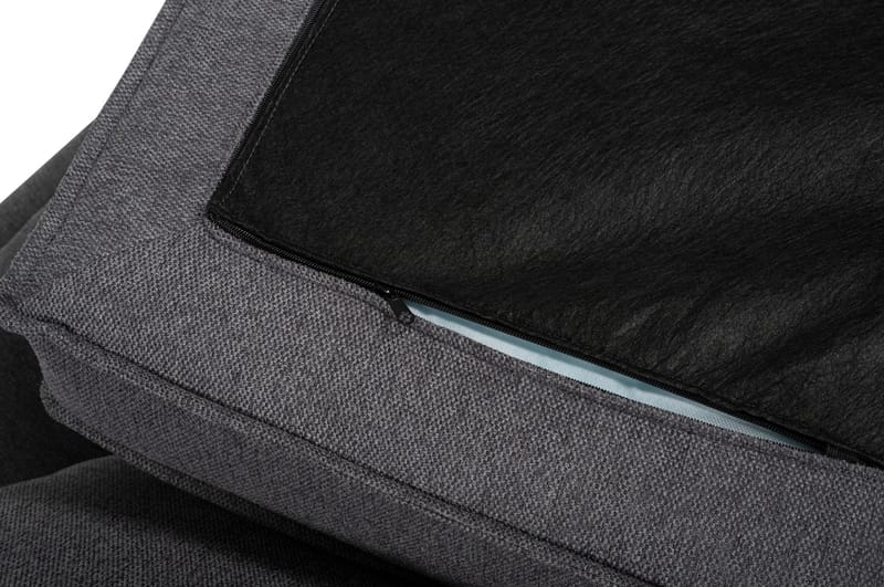 Soffa 4-sits 270 cm antracit tyg - Brandy - Antracit - Möbler - Soffa - Sammetssoffa