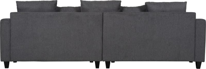 Soffa 4-sits 270 cm antracit tyg - Brandy - Antracit - Möbler - Soffa - Sammetssoffa