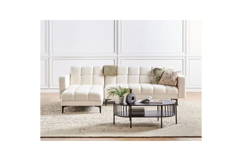 Soffa Alnes Vit/Svart - Vit/Svart - Möbler - Soffa - Soffgrupp