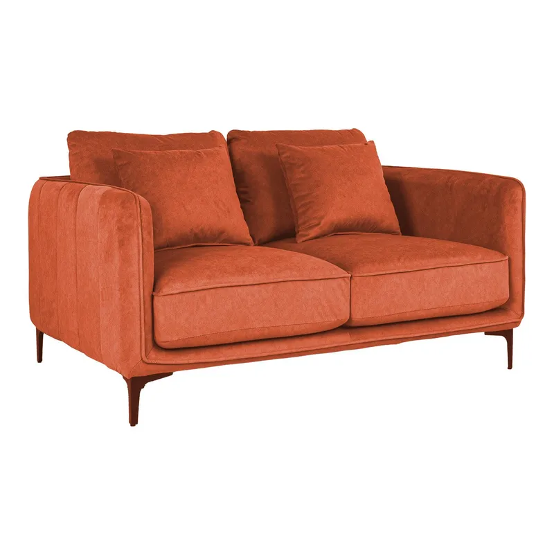 Soffa Bianka 2-sits - orange - Möbler - Soffa - Sammetssoffa