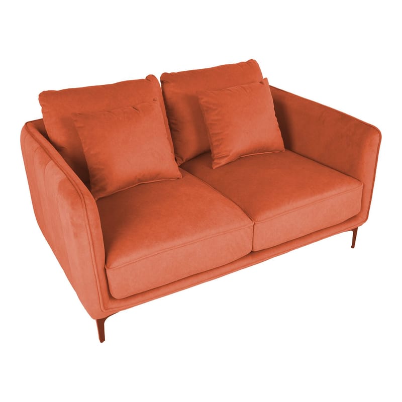 Soffa Bianka 2-sits - orange - Möbler - Soffa - Sammetssoffa