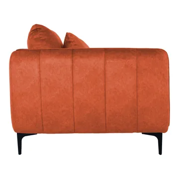 Soffa Bianka 3-sits - orange - Möbler - Soffa - Sammetssoffa