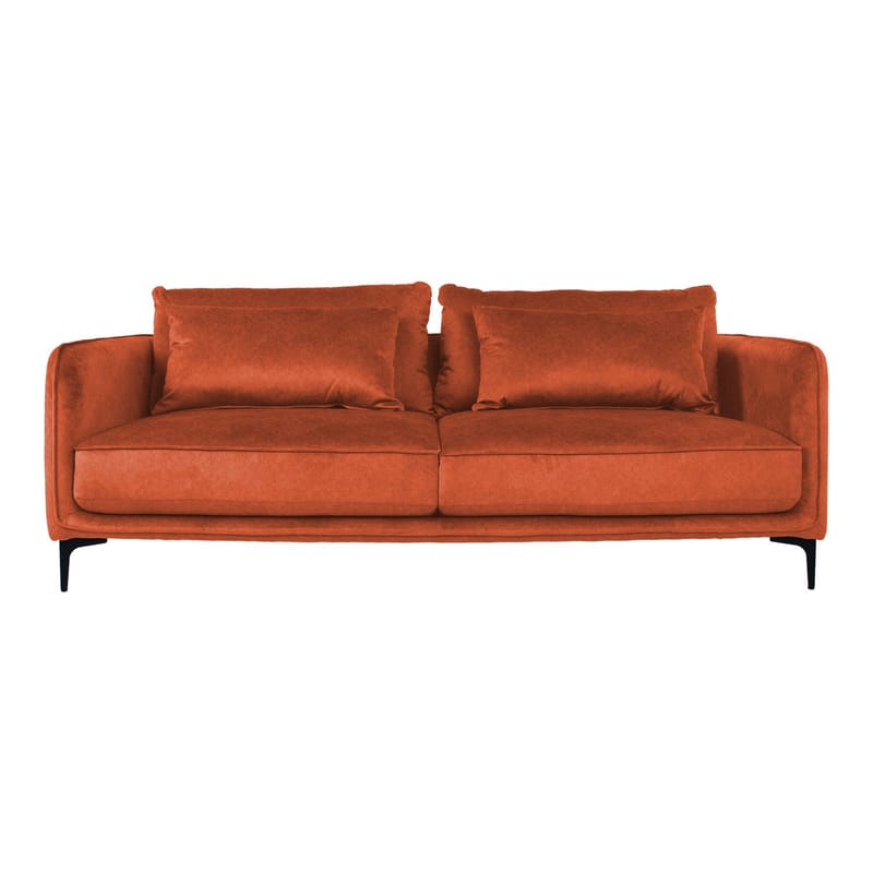 Soffa Bianka 3-sits - orange - Möbler - Soffa - Sammetssoffa