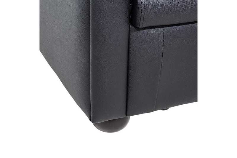 Soffa Chesterfield Svart, brun - Svart, brun - Möbler - Soffa - Soffgrupp