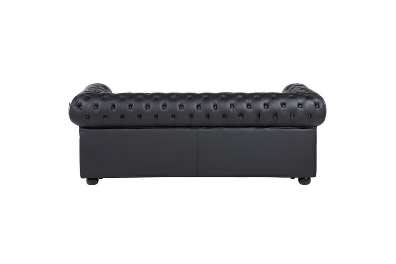 Soffa Chesterfield Svart, brun - Svart, brun - Möbler - Soffa - Soffgrupp