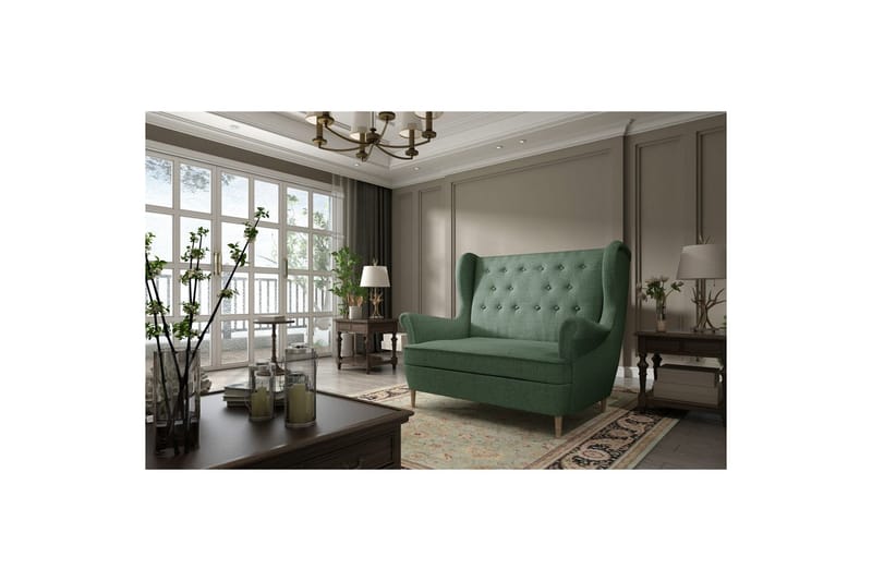 Soffa Eltap Aros 150x103x90 cm - Solid 39, Grön - Möbler - Soffa - 2 sits soffa