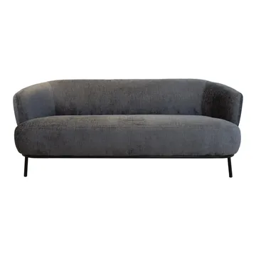 Soffa Gemala 2,5-sits - mörkgrå - Möbler - Soffa - Sammetssoffa