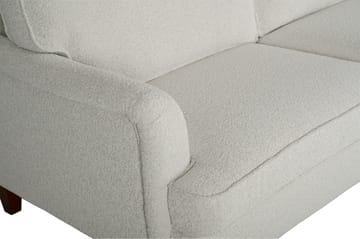Soffa Howard 2-sits i bouclé 187 cm - Vit - Möbler - Soffa - 2 sits soffa