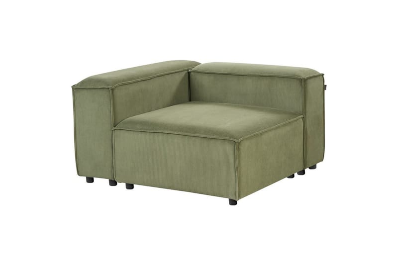 Soffa i höger hörn Ardal Grön/Svart - Grön/Svart - Möbler - Soffa - Soffgrupp