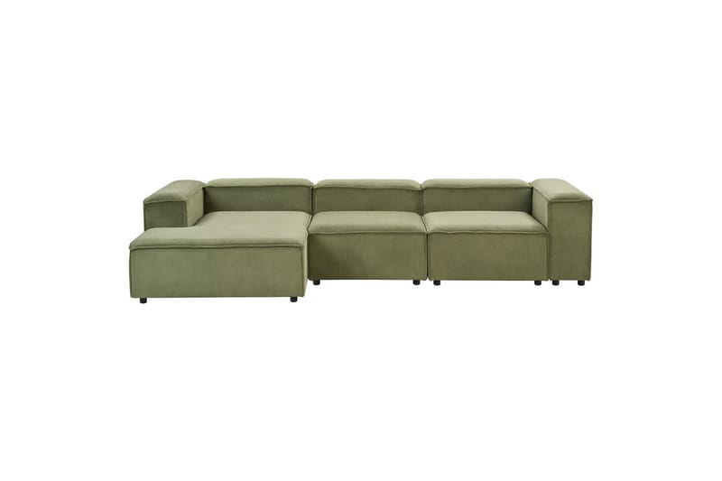 Soffa i höger hörn Ardal Grön/Svart - Grön/Svart - Möbler - Soffa - Soffgrupp