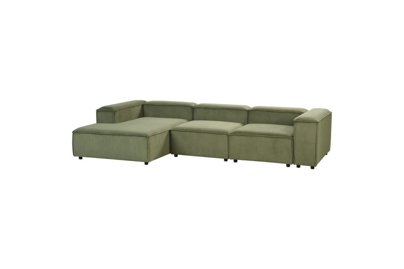 Soffa i höger hörn Ardal Grön/Svart - Grön/Svart - Möbler - Soffa - Soffgrupp