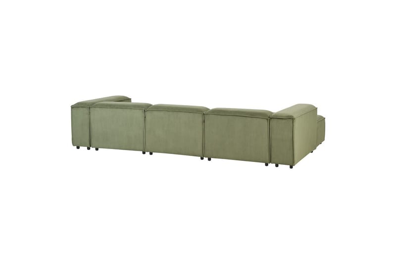 Soffa i höger hörn Ardal Grön/Svart - Grön/Svart - Möbler - Soffa - Soffgrupp