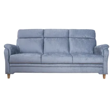 Soffa Ingrid 3-sits - gråblå - Möbler - Soffa - Sammetssoffa