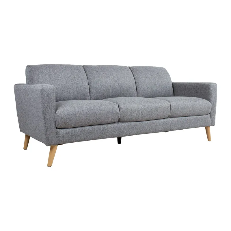 Soffa Kaili 3-sits, grå