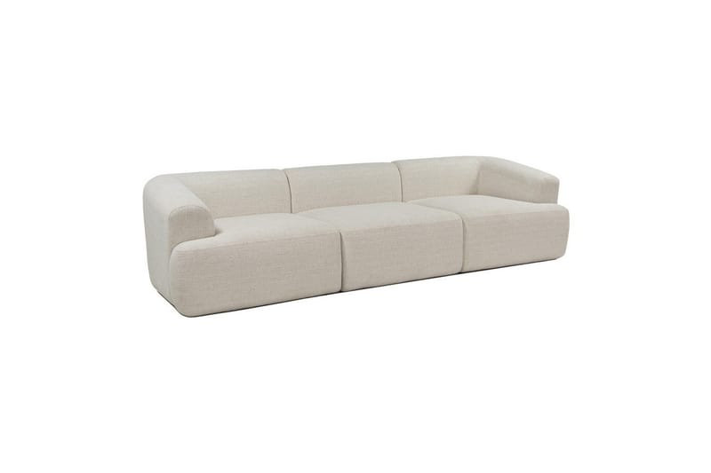Soffa med 3 sittplatser Dashwood Vit, Vit