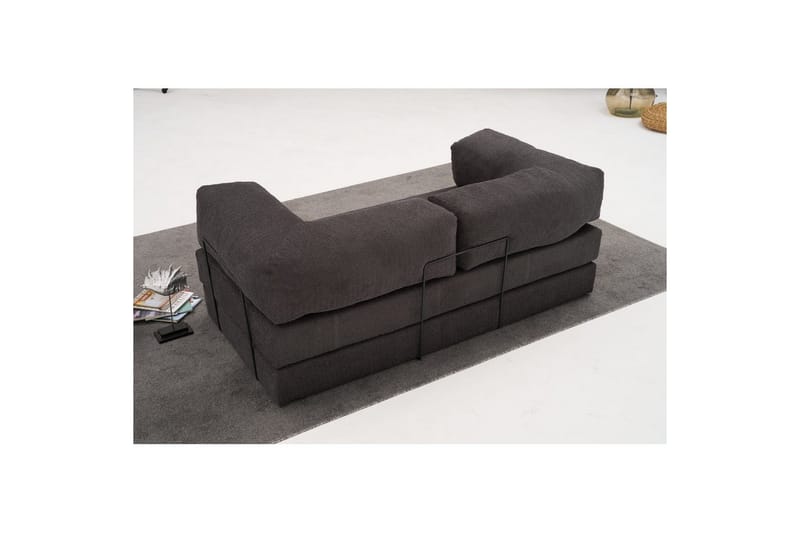 Soffa med 3 sittplatser Selorbury Soffa Antracit - Antracit - Möbler - Soffa - Bäddsoffa