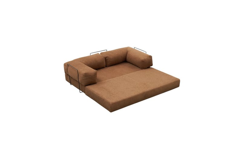 Soffa med 3 sittplatser Selorbury Soffa Brun - Brun - Möbler - Soffa - Bäddsoffa