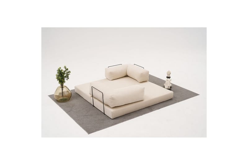 Soffa med 3 sittplatser Selorbury Soffa Grädde - Grädde - Möbler - Soffa - Bäddsoffa