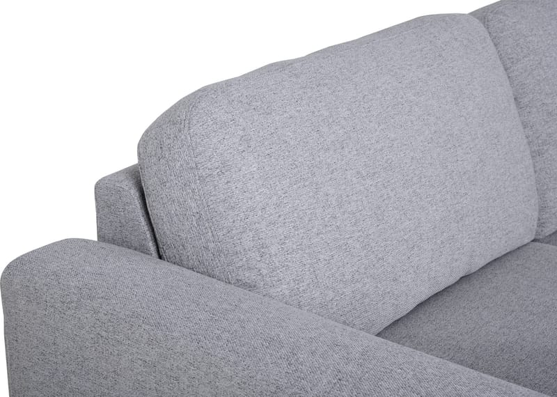 Soffa med vändbar divan grå 283 cm - Grå - Möbler - Soffa - Divansoffor & schäslongsoffa