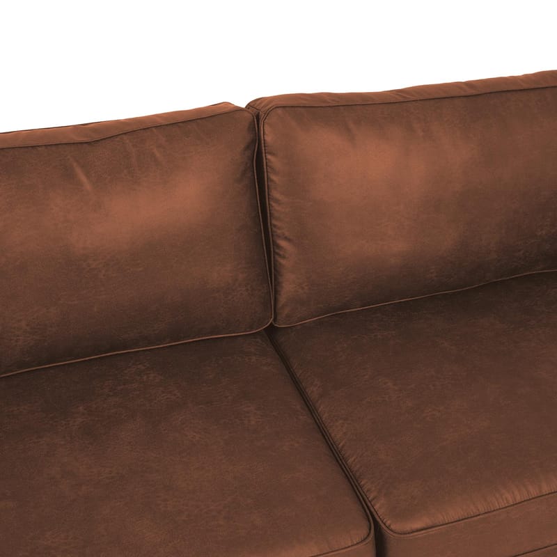Soffa Sofia 2-sits - brun - Möbler - Soffa - Skinnsoffor