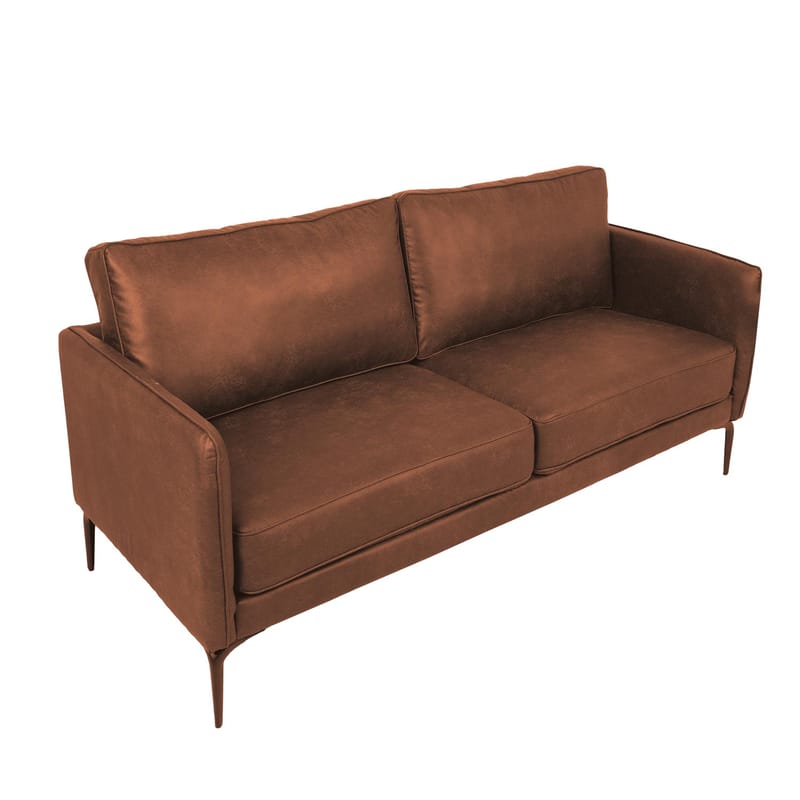 Soffa Sofia 2-sits - brun - Möbler - Soffa - Skinnsoffor