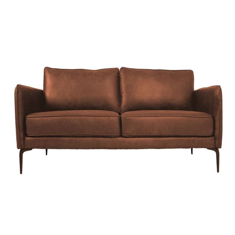 Soffa Sofia 2-sits - brun - Möbler - Soffa - Skinnsoffor