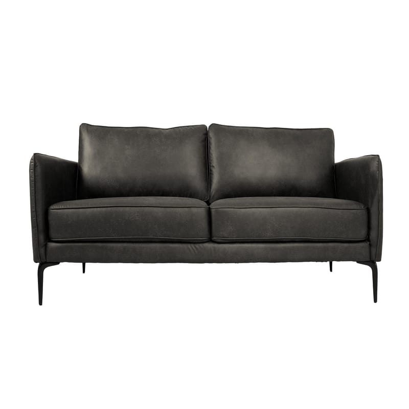 Soffa Sofia 2-sits - mörkoliv - Möbler - Soffa - Skinnsoffor