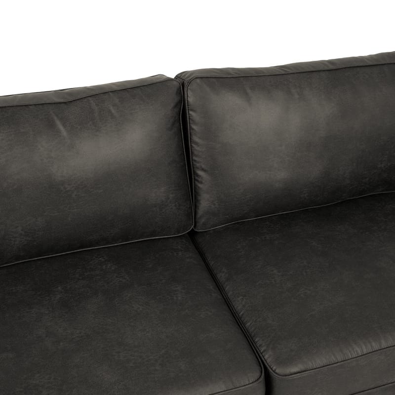 Soffa Sofia 2-sits - mörkoliv - Möbler - Soffa - Skinnsoffor