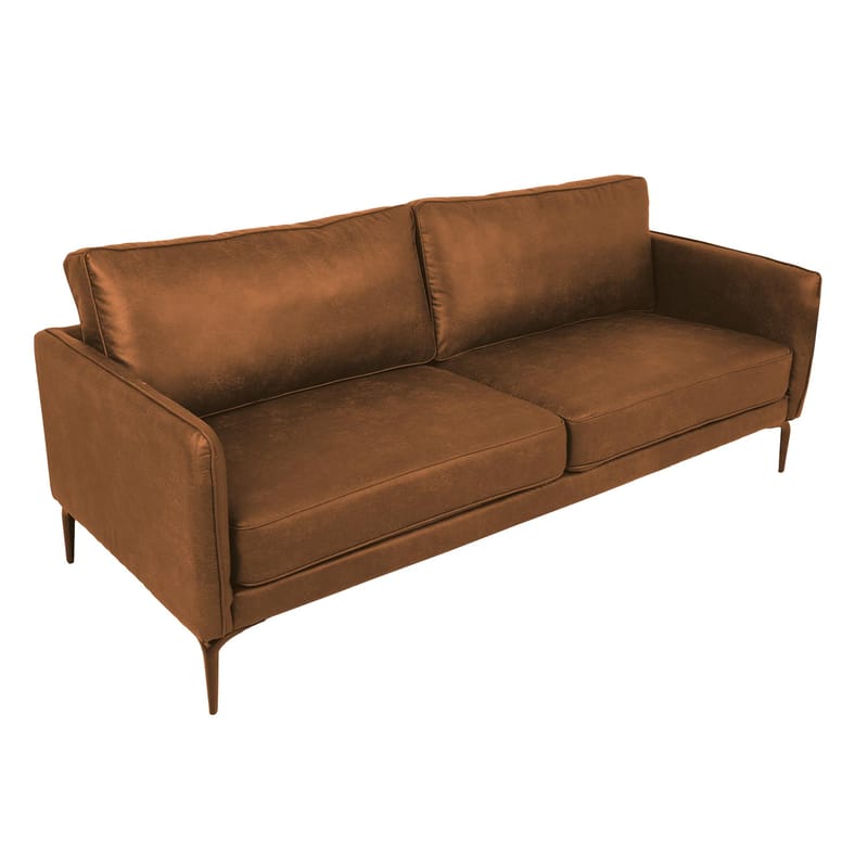 Soffa Sofia 3-sits - Brun - Möbler - Soffa - Skinnsoffor