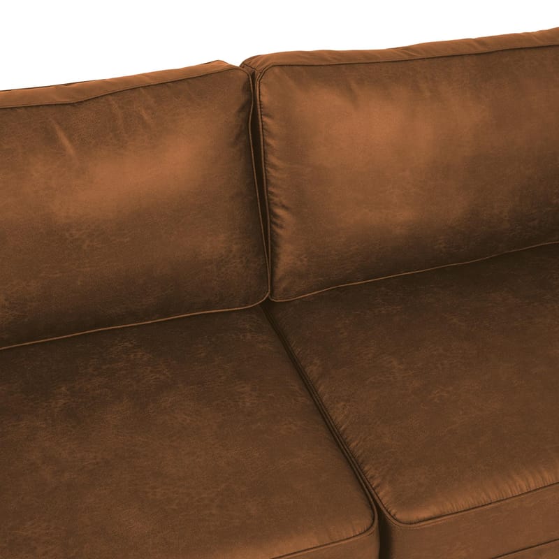 Soffa Sofia 3-sits - Brun - Möbler - Soffa - Skinnsoffor