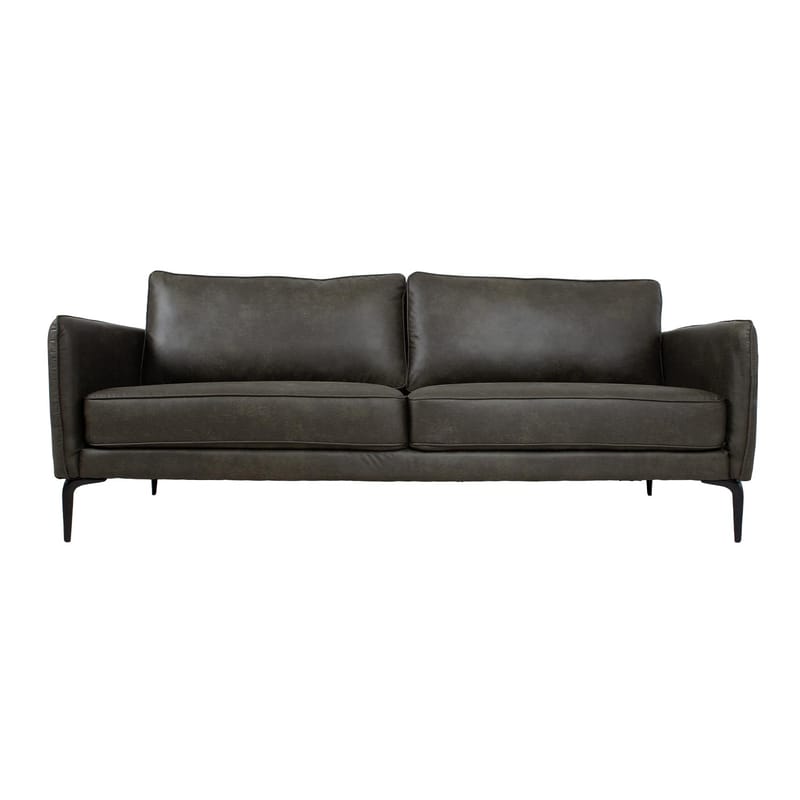 Soffa Sofia 3-sits - Mörk olivgrön - Möbler - Soffa - Skinnsoffor