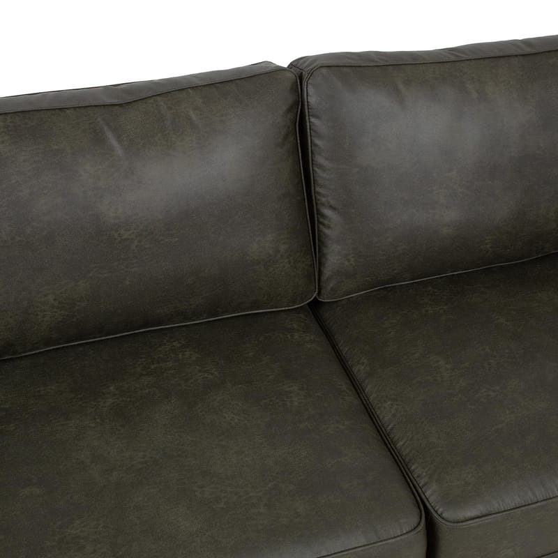 Soffa Sofia 3-sits - Mörk olivgrön - Möbler - Soffa - Skinnsoffor