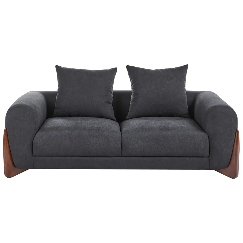 Soffgrupp 6-sits Vinliden - Mörkbrun, Svart - Möbler - Soffa - Soffgrupp