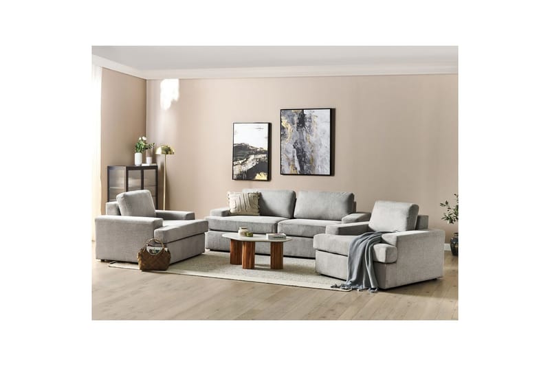 Soffgrupp Alla Grå - Grå - Möbler - Soffa - Soffgrupp