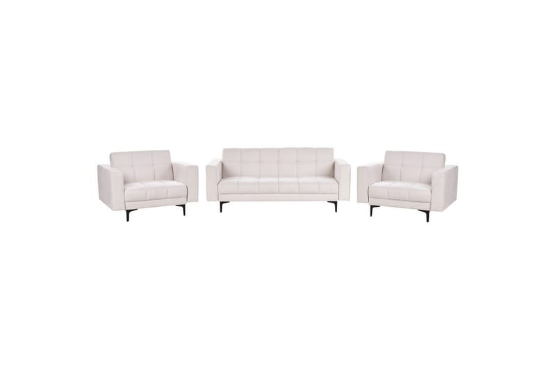 Soffgrupp Alnes Vit/Svart - Vit/Svart - Möbler - Soffa - Soffgrupp