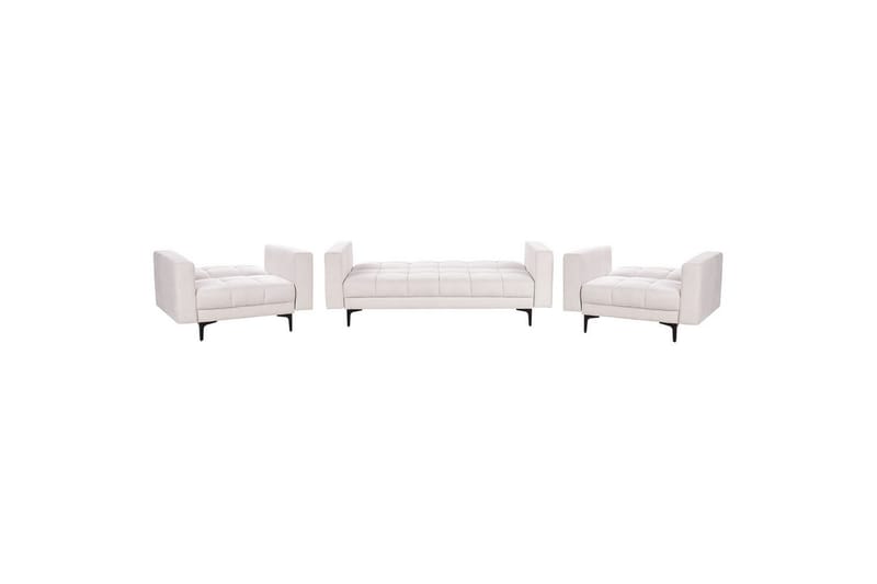 Soffgrupp Alnes Vit/Svart - Vit/Svart - Möbler - Soffa - Soffgrupp