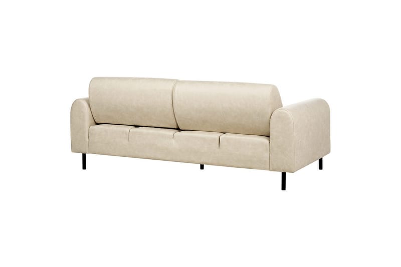 Soffgrupp Askim Beige/svart, Polyester - Beige/svart, Polyester - Möbler - Soffa - Soffgrupp