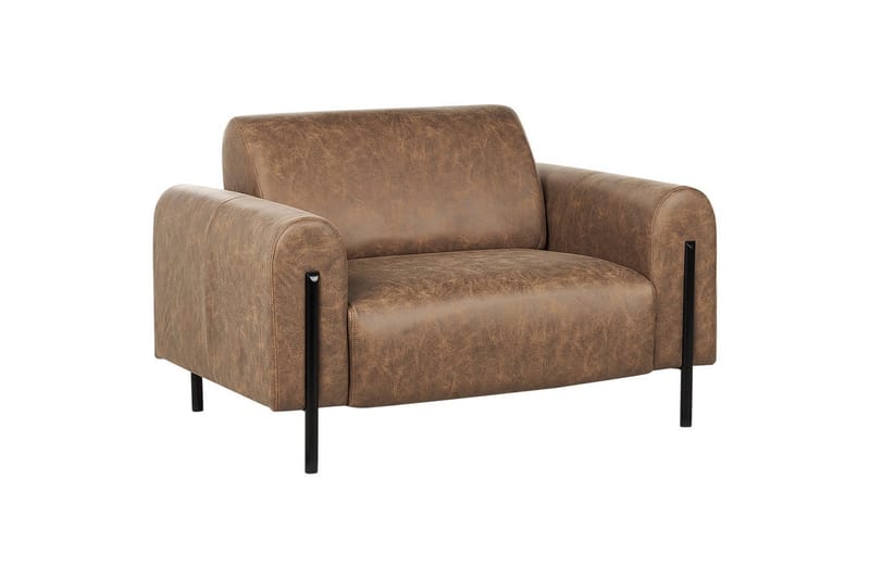 Soffgrupp Askim Brun/Svart, Polyester - Brun/Svart, Polyester - Möbler - Soffa - Soffgrupp