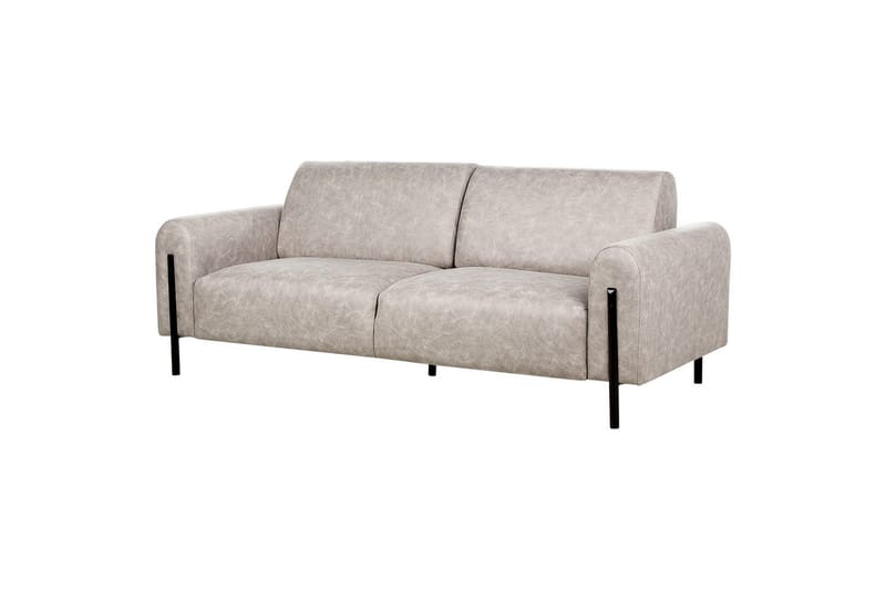 Soffgrupp Askim Grå/svart, Polyester - Grå/svart, Polyester - Möbler - Soffa - Soffgrupp