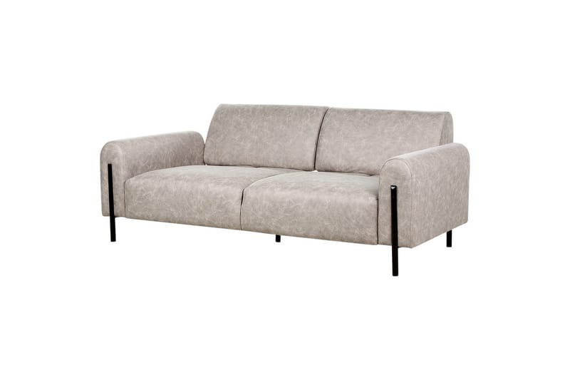 Soffgrupp Askim Grå/svart, Polyester - Grå - Möbler - Soffa - Soffgrupp
