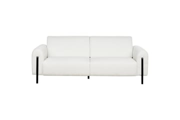 Soffgrupp Askim Vit/Svart, Bouclé - Vit/Svart, Bouclé - Möbler - Soffa - Soffgrupp