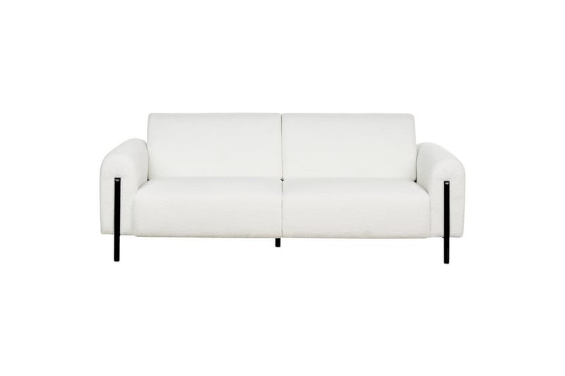 Soffgrupp Askim Vit/Svart, Bouclé - Vit/Svart, Bouclé - Möbler - Soffa - Soffgrupp